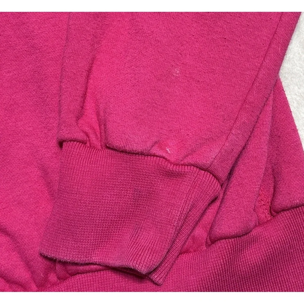 Nike Hoodie Women's Large Pink Full Zip Sweatshirt White Embroidered Logo